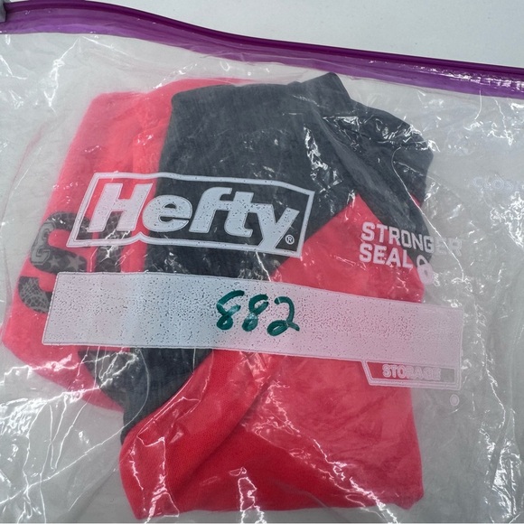 Adidas Kids Long Sleeve Red and Gray Tee - Picture 7 of 7